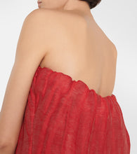 Khaite Yara cotton-blend midi dress