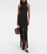 Khaite Zare fringed ribbed-knit maxi dress