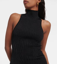 Khaite Zare fringed ribbed-knit maxi dress