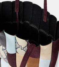 Khaite Zoe patchwork leather tote bag