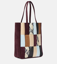 Khaite Zoe patchwork leather tote bag