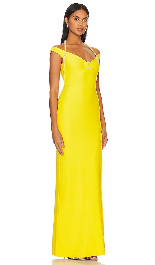 Khanums X Revolve Kon Gown in Yellow