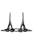 Kiki de Montparnasse Lace Ouvert Bra in Black in Black - Kiki de Montparnasse Soutien-gorge Ouvert en Dentelle Noir en Noir - Kiki de Montparnasse 黑色蕾丝 Ouvert 文胸 黑色 - Kiki de Montparnasse Spitzen-Ouvert-BH in Schwarz in Schwarz - Kiki de Montparnasse 블랙 색상의 레이스 우베르 브라 - Reggiseno Ouvert in pizzo Kiki de Montparnasse in nero in nero
