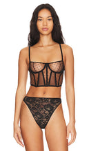 Kiki de Montparnasse Merci Bustier in Black