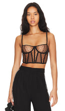 Kiki de Montparnasse Merci Bustier in Black - Kiki de Montparnasse Merci Bustier en Noir - Kiki de Montparnasse Merci 黑色紧身胸衣 - Kiki de Montparnasse Merci Bustier in Schwarz - Kiki de Montparnasse Merci 뷔스티에 블랙 색상 - Bustino Kiki de Montparnasse Merci in nero