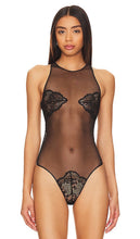 Kiki de Montparnasse Nudite Lace Bodysuit in Black