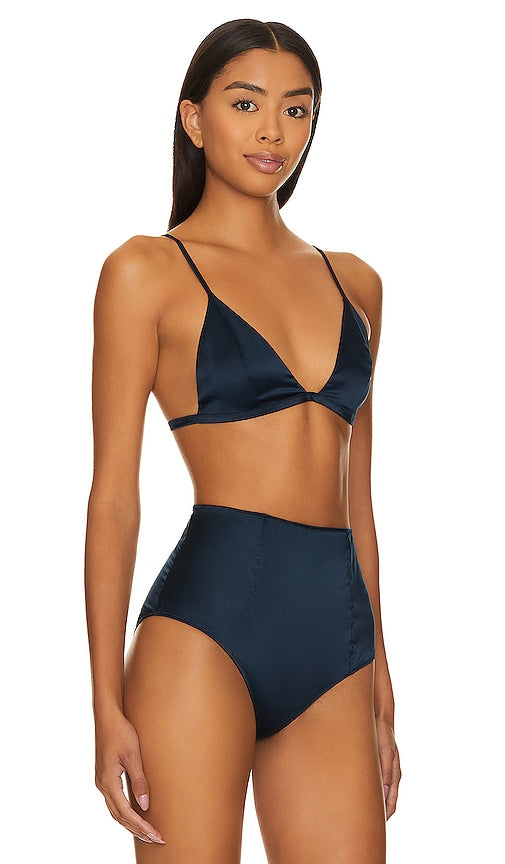 Kiki de Montparnasse Tous Les Jours Soft Bra in Navy
