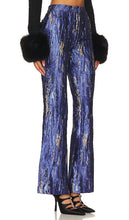 Kim Shui Jacquard Pant in Blue