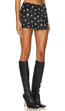 Kim Shui Mini Rose Skort in Black