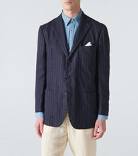 Kiton Cashmere, silk, and linen tuxedo jacket