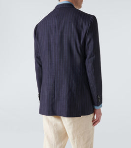 Kiton Cashmere, silk, and linen tuxedo jacket