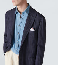 Kiton Cashmere, silk, and linen tuxedo jacket