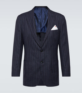 Kiton Cashmere, silk, and linen tuxedo jacket