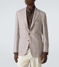 Kiton Fantasy cashmere and linen blazer