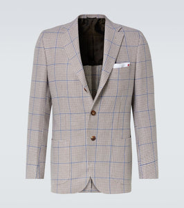 Kiton Fantasy cashmere and linen blazer