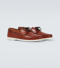 Kiton Leather boat shoes