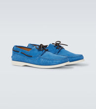 Kiton Suede boat shoes
