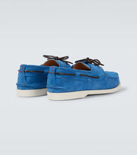 Kiton Suede boat shoes