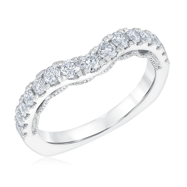 Kleinfeld Fine Jewelry Bond Wedding Band 3/4ctw