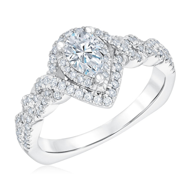 Kleinfeld Fine Jewelry Empire Engagement Ring 7/8ctw