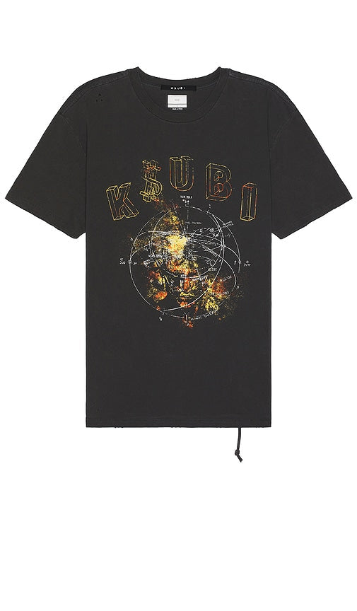 Ksubi Diagrams Biggie Tee in Black - T-shirt Biggie Ksubi Diagrams en noir - Ksubi 图解 Biggie 黑色 T 恤 - Ksubi Diagrams Biggie T-Shirt in Schwarz - Ksubi Diagrams 비기 티셔츠 - Maglietta Biggie con diagrammi Ksubi in nero
