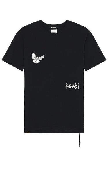 Ksubi Flight Kash Tee in Black - T-shirt Ksubi Flight Kash en noir - Ksubi Flight Kash T 恤（黑色） - Ksubi Flight Kash T-Shirt in Schwarz - Ksubi Flight Kash 티셔츠 - Maglietta Ksubi Flight Kash in nero