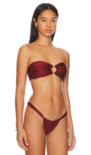 Kulani Kinis Bandeau Bikini Top in Metallic Bronze