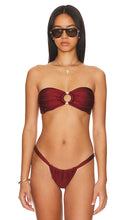Kulani Kinis Bandeau Bikini Top in Metallic Bronze - Haut de bikini bandeau Kulani Kinis en bronze métallisé - Kulani Kinis 金属古铜色抹胸式比基尼上衣 - Kulani Kinis Bandeau-Bikinioberteil in Metallic-Bronze - Kulani Kinis Bandeau 비키니 탑 - Top bikini a fascia Kulani Kinis in bronzo metallizzato