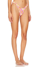 Kulani Kinis Retro Y Thong Bikini Bottom in Pink