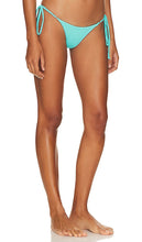 Kulani Kinis Thong Tide Side Bikini Bottom in Blue
