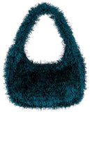 LADO BOKUCHAVA Grinch Faux Fur Bag in Blue