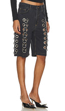 LADO BOKUCHAVA Pierced Boyfriend?s Short in Black
