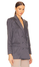L'AGENCE Aimee Relaxed Blazer in Charcoal