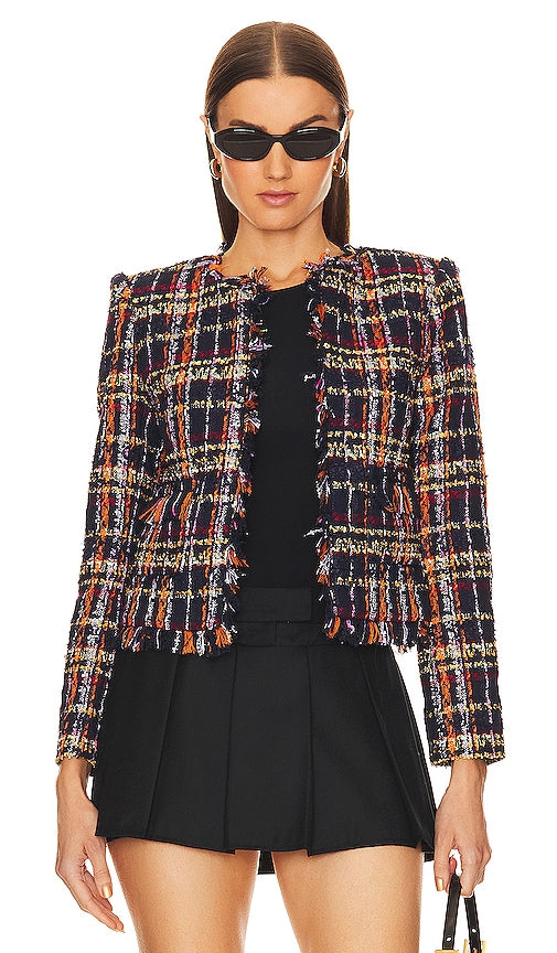 L'AGENCE Angelina Jacket in Multi - L'AGENCE Veste Angelina en Multi - L'AGENCE Angelina 多色夹克 - L'AGENCE Angelina Jacke in Multi - L'AGENCE 안젤리나 재킷 in 멀티 - Giacca L'AGENCE Angelina in multi