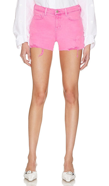 L'AGENCE Audrey Shorts in Pink - L'AGENCE Short Audrey en Rose - L'AGENCE Audrey 粉色短裤 - L'AGENCE Audrey Shorts in Rosa - L'AGENCE Audrey 쇼츠핑크 색상 - Pantaloncini L'AGENCE Audrey in rosa