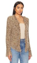 L'AGENCE Azure Cardigan Blazer in Tan