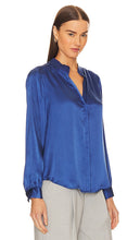 L'AGENCE Bianca Blouse in Blue