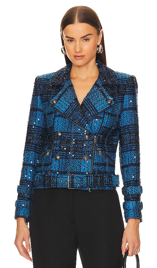 L'AGENCE Billie Jacket in Blue