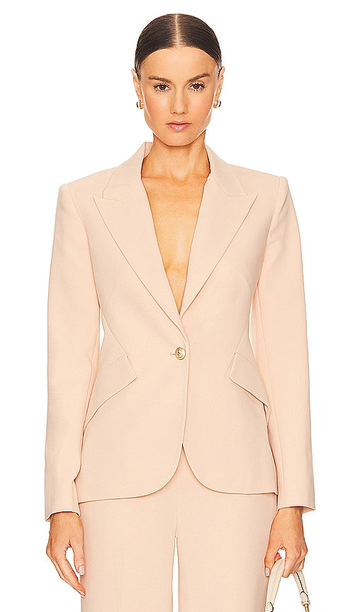 L'AGENCE Chamberlain Blazer in Tan