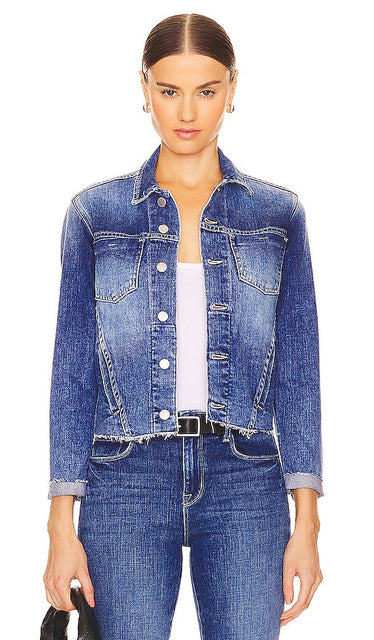 L'AGENCE Janelle Slim Jacket in Blue