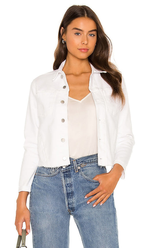 L'AGENCE Janelle Slim Jacket in White