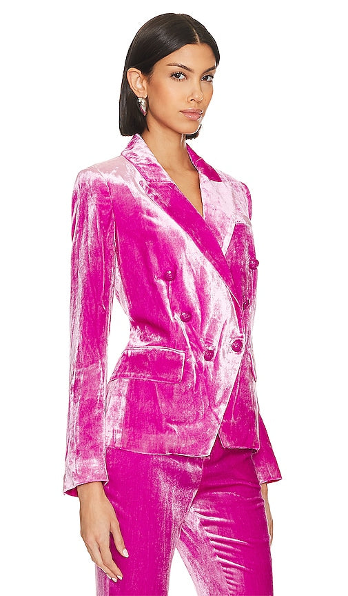 L'AGENCE Kenzie Blazer in Pink