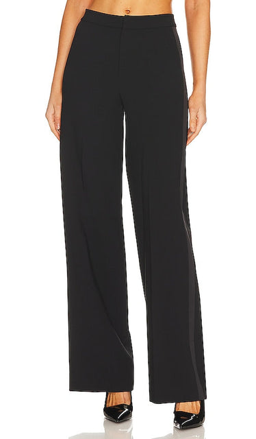 L'AGENCE Livvy Tux Trouser in Black - L'AGENCE Pantalon de smoking Livvy en noir - L'AGENCE Livvy 黑色礼服长裤 - L'AGENCE Livvy Tux Hose in Schwarz - L'AGENCE Livvy 턱시도 팬츠블랙 색상 - Pantaloni L'AGENCE Livvy Tux in nero