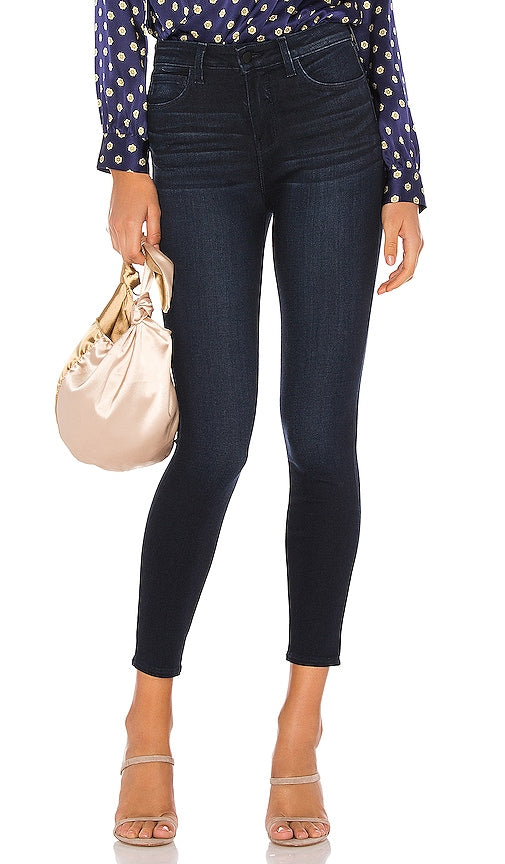 L'AGENCE Margot High Rise Skinny in Denim-Dark - L'AGENCE Jean skinny taille haute Margot en denim foncé - L'AGENCE Margot 深色牛仔布高腰紧身裤 - L'AGENCE Margot High Rise Skinny in Denim-Dunkel - L'AGENCE 마고 하이라이즈 스키니 데님 다크 색상 - L'AGENCE Margot Skinny a vita alta in denim-scuro