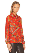 L'AGENCE Nina Shirt in Orange