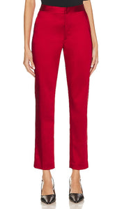 L'AGENCE Rebel Trouse in Red - L'AGENCE Rebel Pantalon en Rouge - L'AGENCE 红色反叛长裤 - L'AGENCE Rebel Hose in Rot - L'AGENCE Rebel 트라우즈 레드 색상 - Pantaloni ribelli L'AGENCE in rosso