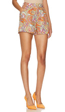 L'AGENCE Zahari High Rise Short in Red