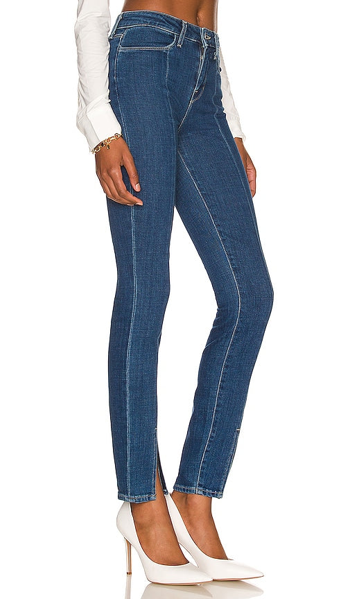 L'AGENCE Jyothi High Rise Split Ankle in Blue
