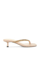 L'AGENCE Hortense Sandal in Nude | Almond Nude Flip Flop Sandals for Women