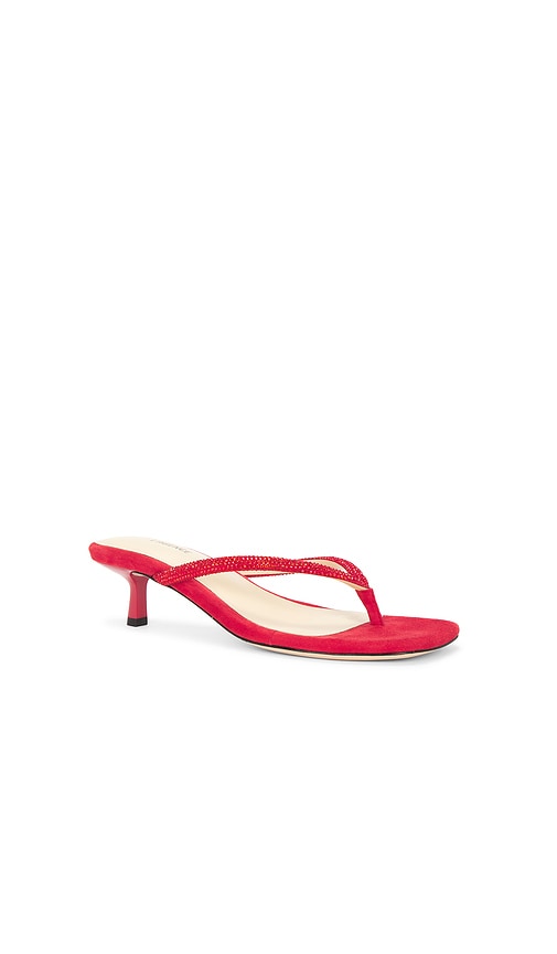 L'AGENCE Hortense Sandal in Red